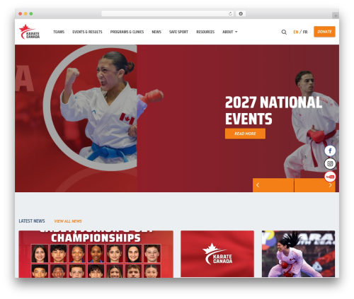 AM2 Theme WordPress theme - karatecanada.org
