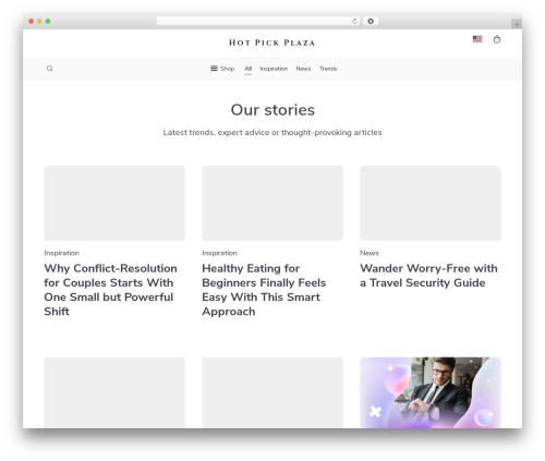 Botticelli WordPress ecommerce theme - hotpickplaza.shop