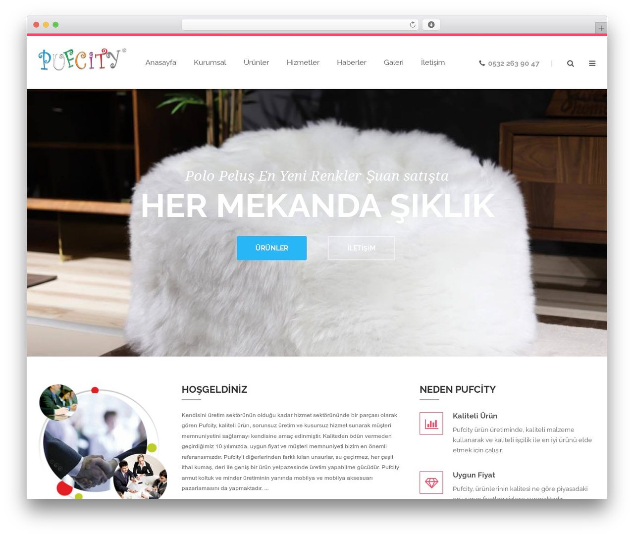 Compact WordPress theme - pufcity.net