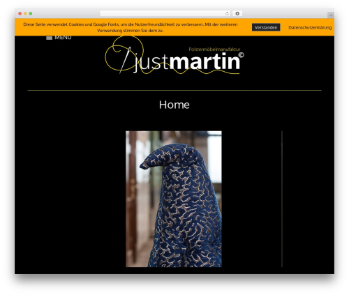 Decode WordPress website theme - justmartin.at