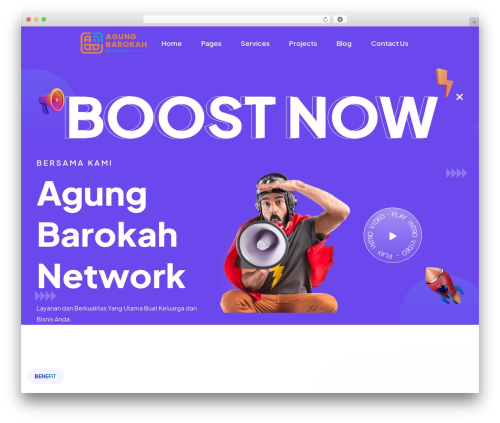 Digtek WordPress theme - agungnet.id