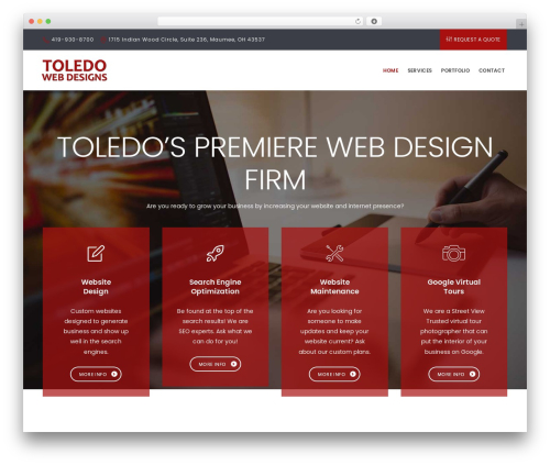 EasyWeb WP theme - toledowebdesigns.com