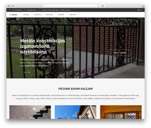 Lightwire top WordPress theme - kaleji.lv