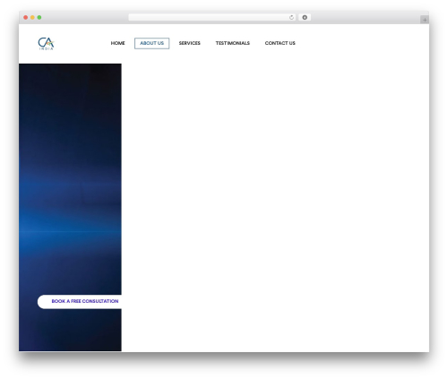 Metiro WordPress theme - amitvermaandco.com