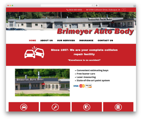Optimizer PRO premium WordPress theme - brimeyerautobody.com