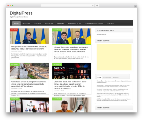 Pressimo theme WordPress - digitalpress.info
