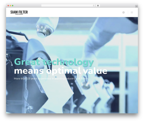Samatex WordPress theme - siamfiltersolutions.com