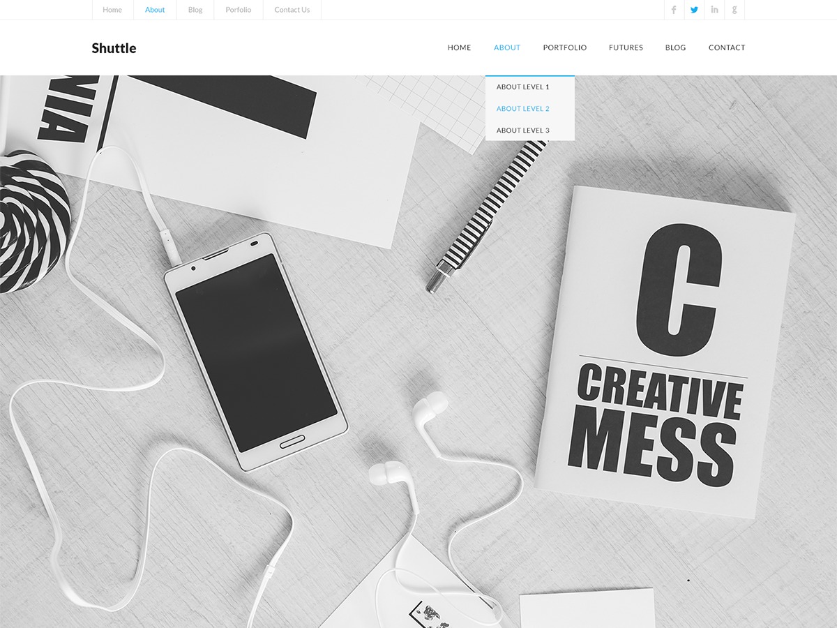 Shuttle Creative WordPress store theme Shuttle Creative WordPress store theme