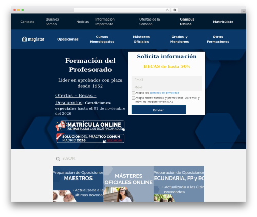 Skilled plugin WordPress plugin - web.magister.com