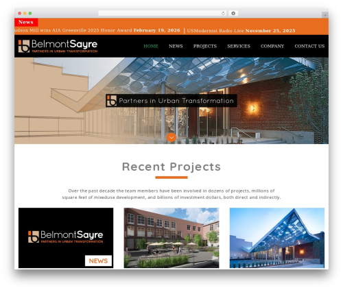 Megatron framework WordPress plugin - belmontsayre.com