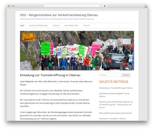 Tiny Framework theme WordPress - ve-oberau.de