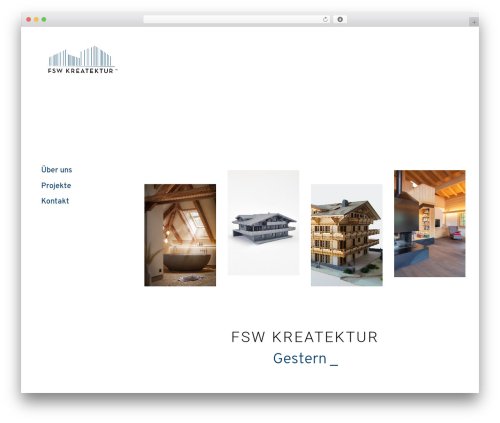 VARA WordPress theme - fsw-kreatektur.ch