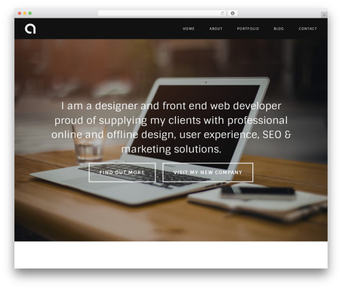 Version 3 WordPress theme - ashercharles.com