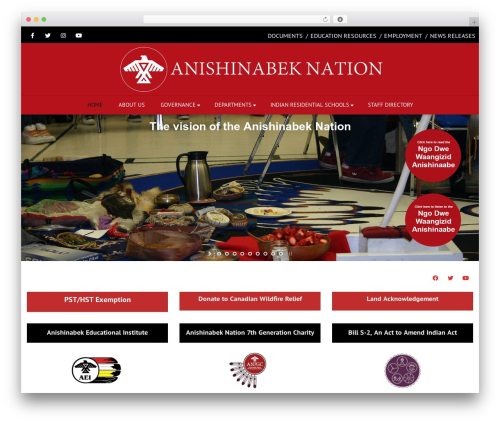 WordPress theme Nimva - anishinabek.ca
