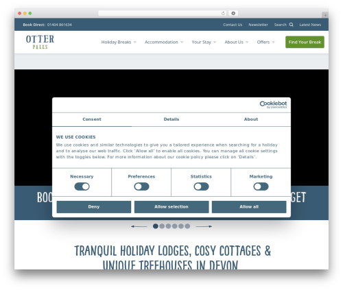 WordPress theme Clicky Base Theme - otterfalls.co.uk