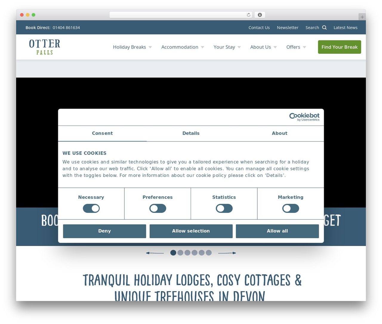 WordPress theme Clicky Base Theme - otterfalls.co.uk