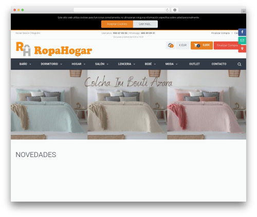 WordPress theme Flatastic - ropahogar.es
