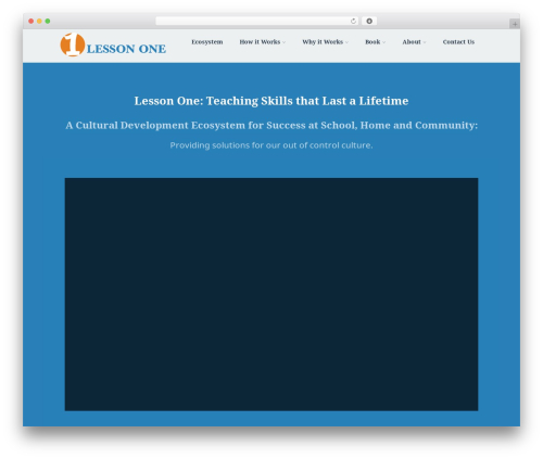 WordPress theme Optimizer PRO - lessonone.org WordPress theme Optimizer PRO - lessonone.org