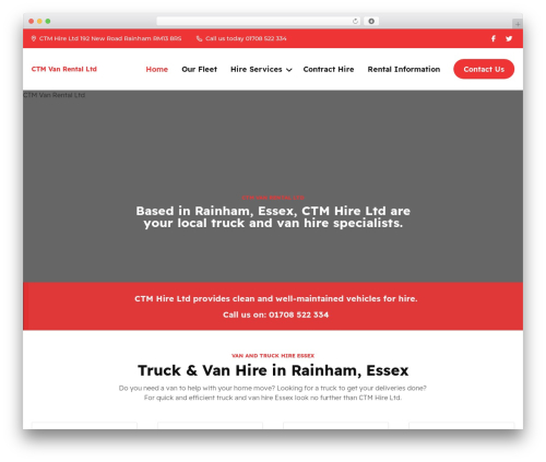 WordPress theme WT1 - ctmvanrentals.co.uk