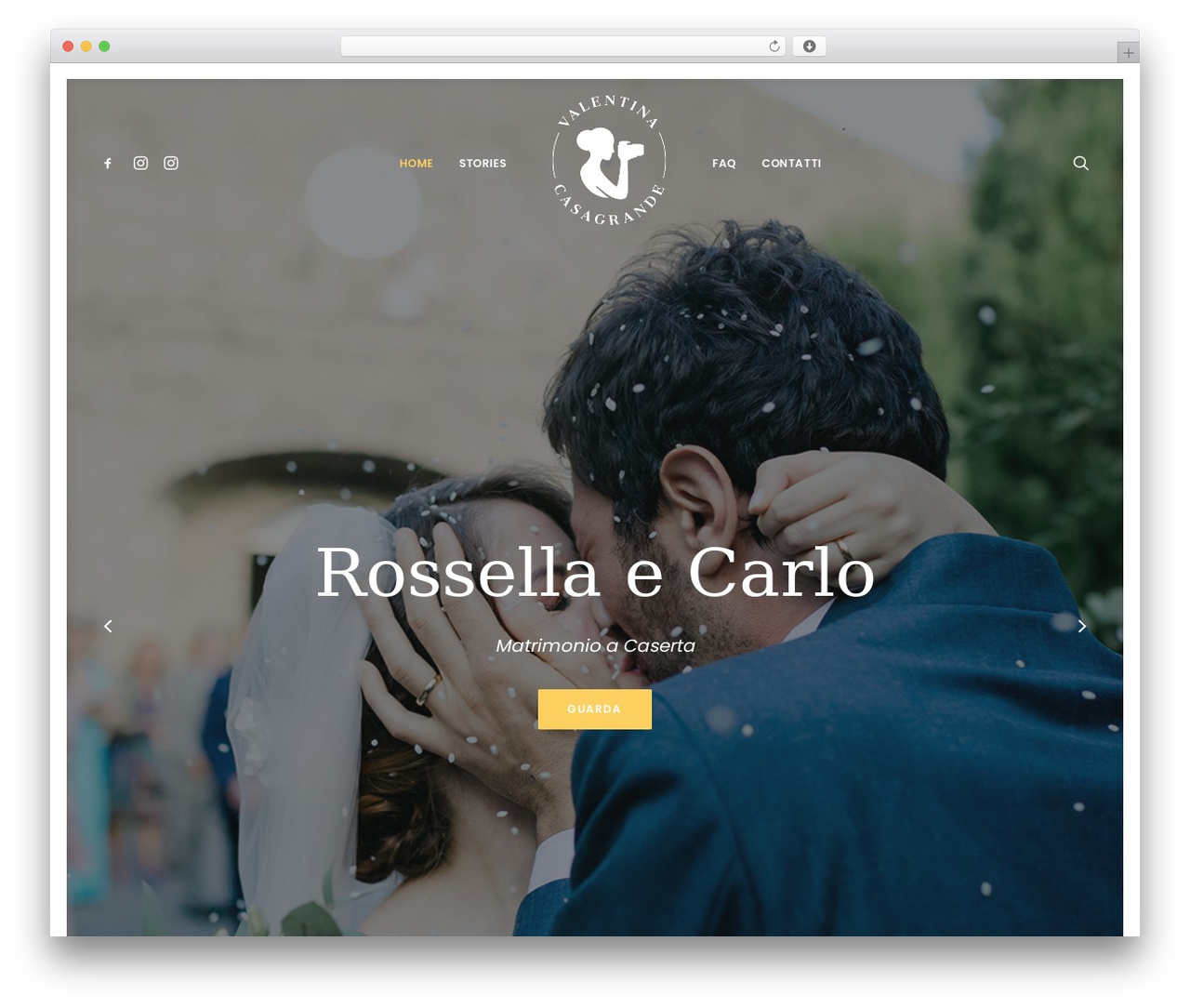 WordPress website theme Uncode - valentinacasagrande.it