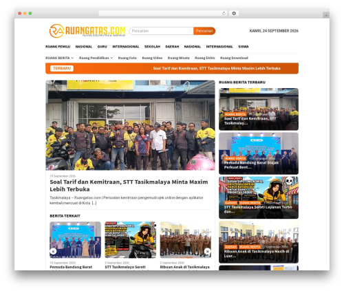 BloggingPro theme WordPress - ruangatas.com
