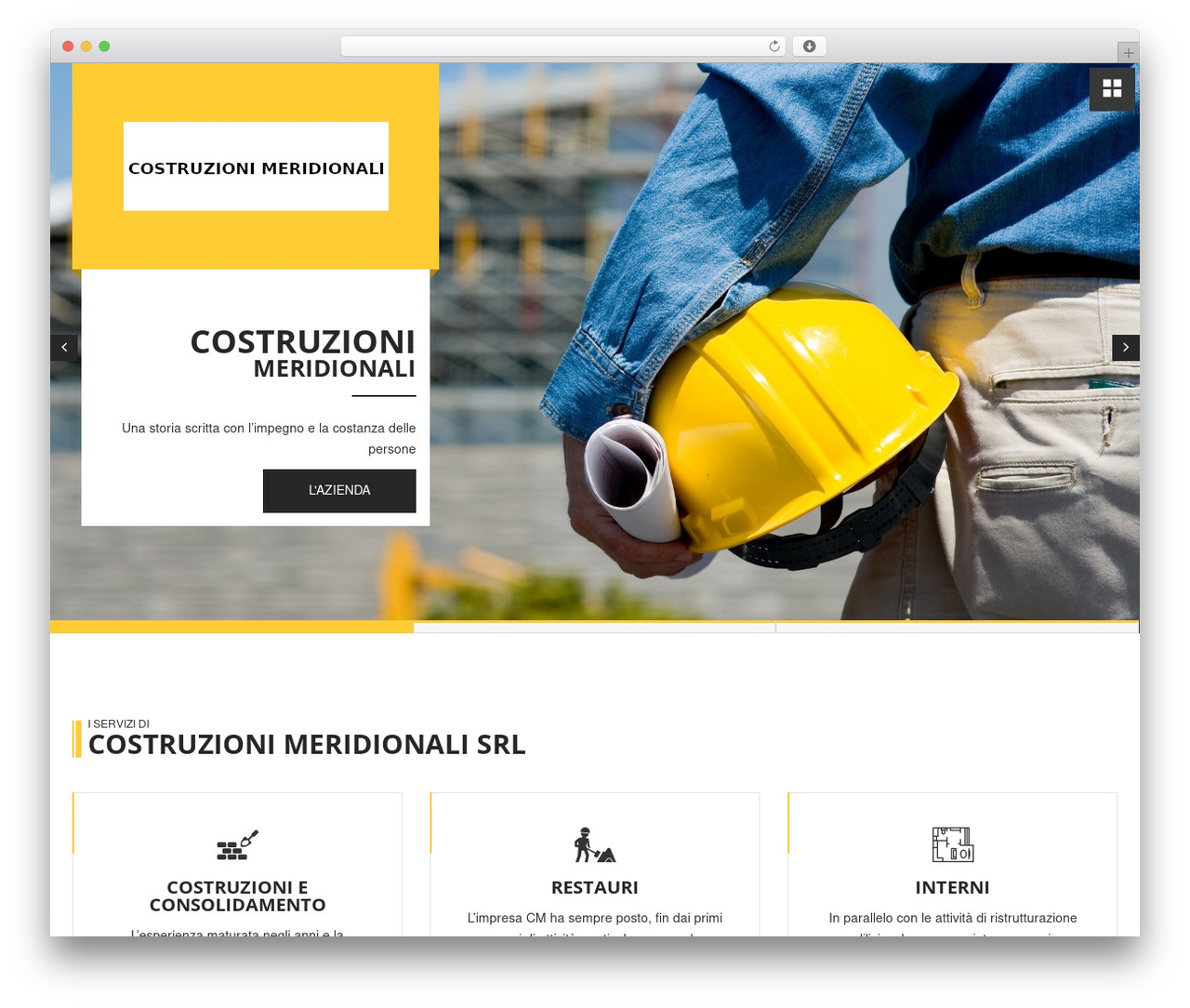 Constructioner WordPress theme - costruzionimeridionali.it Constructioner WordPress theme - costruzionimeridionali.it