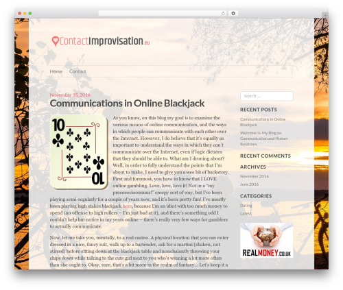 Elucidate WordPress theme - contactimprovisation.eu