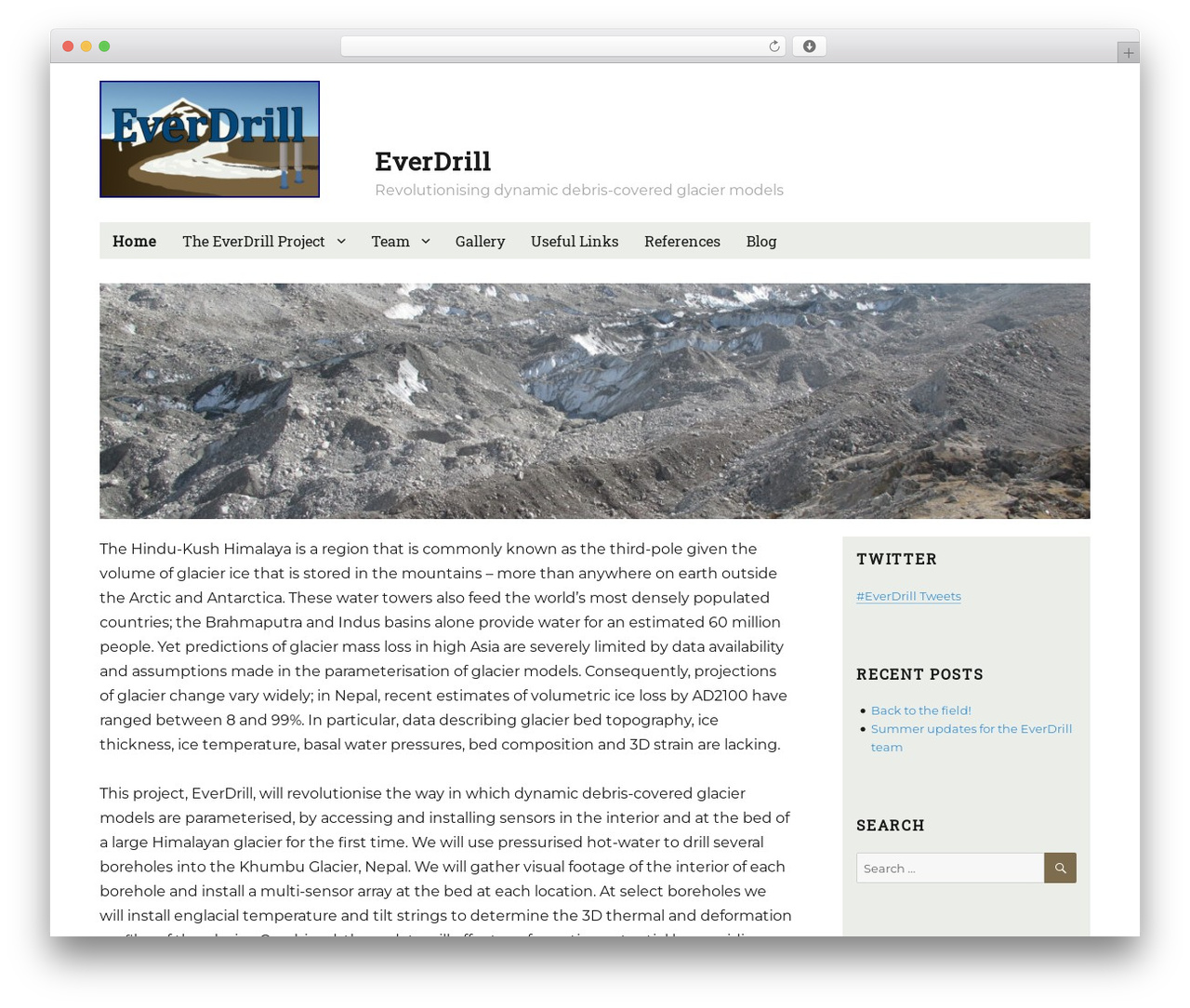 Everdrill WordPress theme - everdrill.org