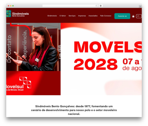 Ondaweb. WordPress theme - sindmoveis.com.br