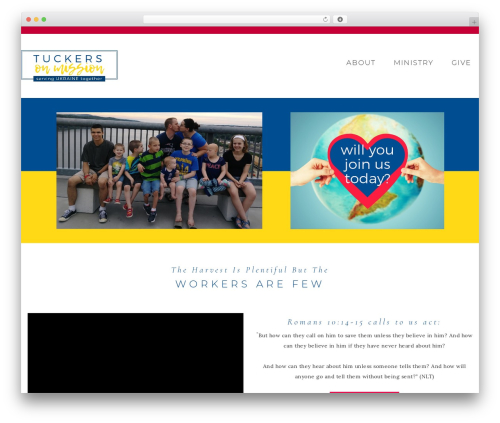 Refined Theme WordPress theme - tuckersonmission.com