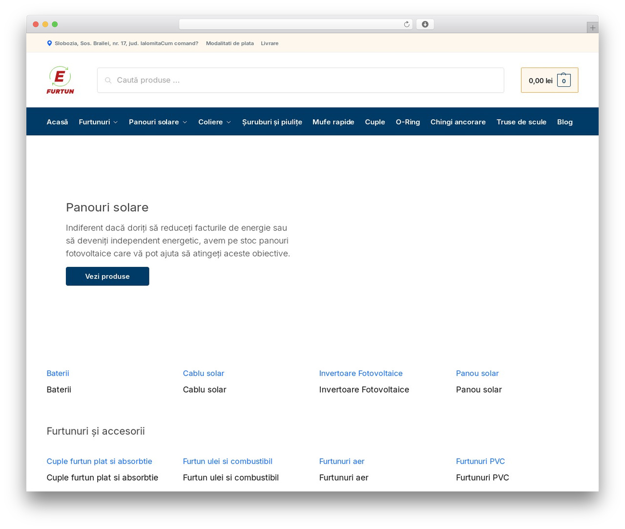 Shoptimizer WordPress ecommerce theme - efurtun.ro