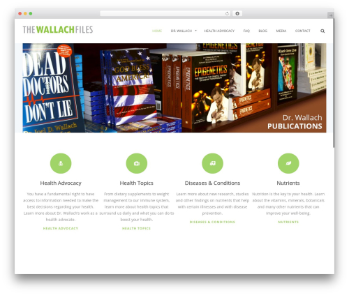 Theme WordPress Nueva Theme - drwallach.info