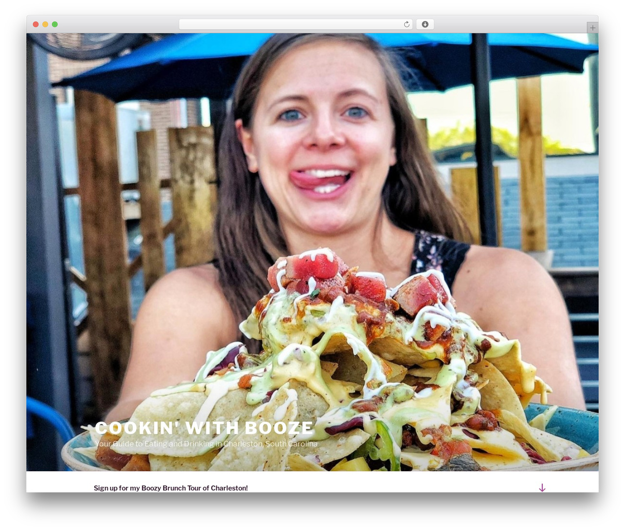 Twenty Seventeen best free WordPress theme - cookinwithbooze.com