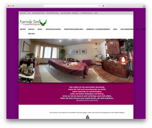 WordPress theme alterna - ayurveda-tara.ch