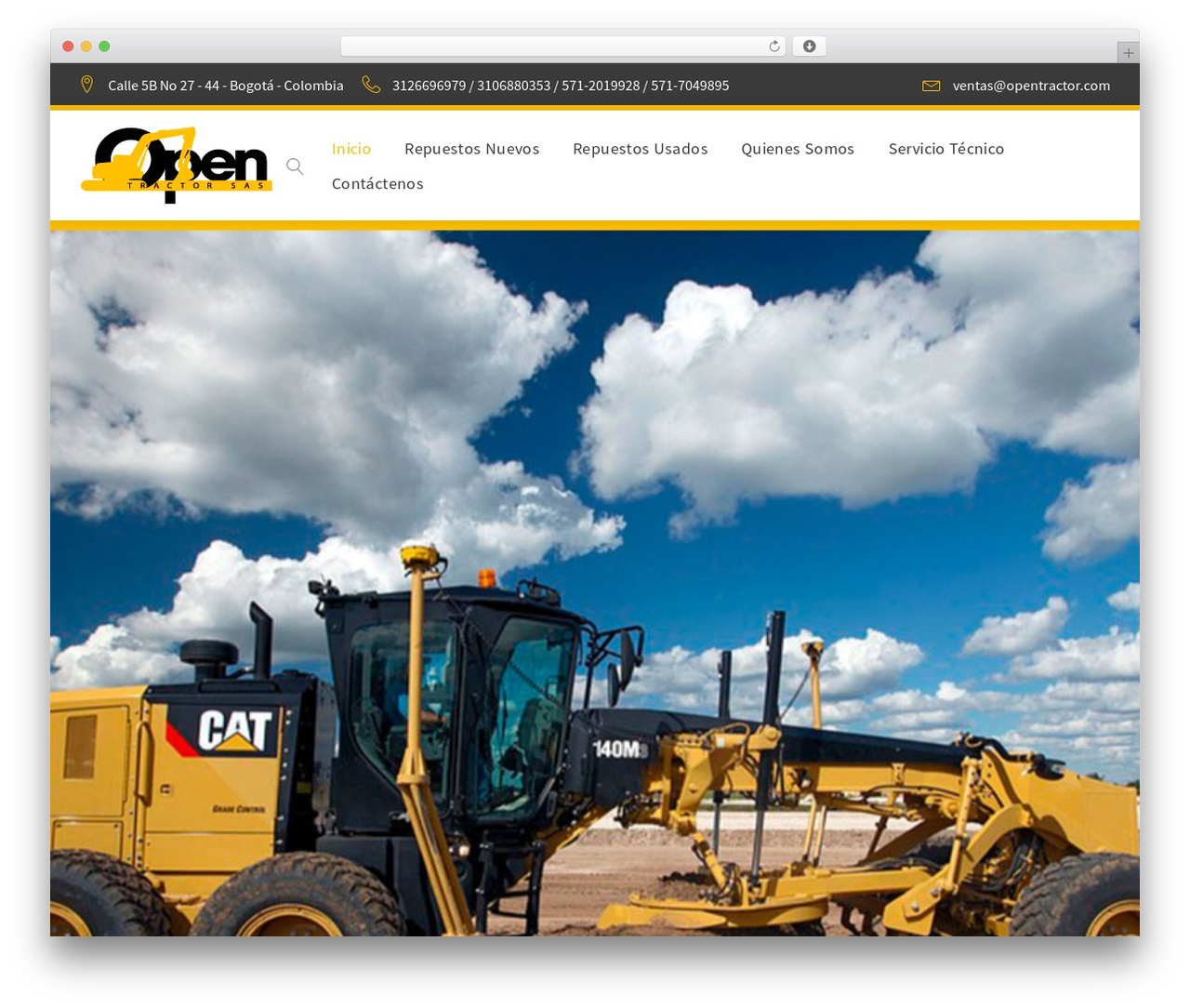 WordPress theme Architera - opentractor.com WordPress theme Architera - opentractor.com