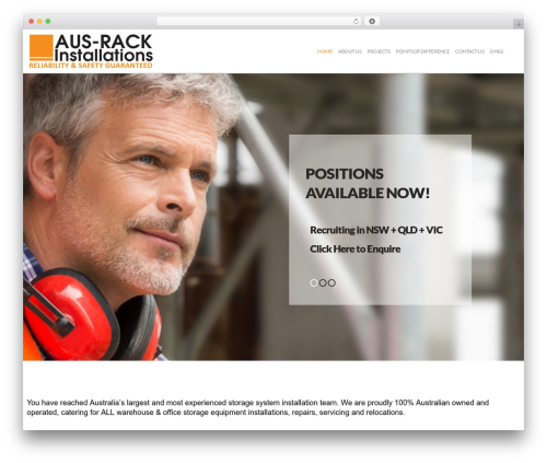 WordPress theme cherry - aus-rack.com