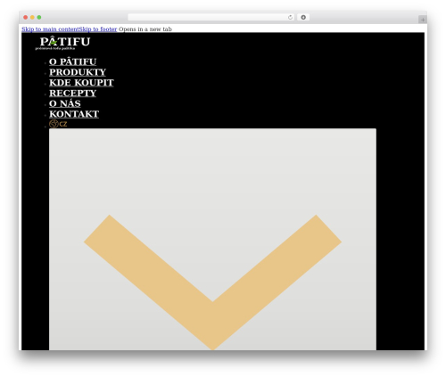 Bricks WordPress theme - patifu.cz