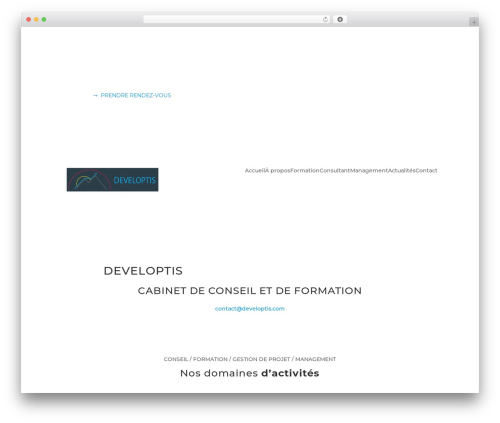 Divi WordPress theme - developtis.com