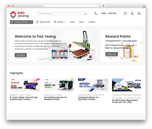 Divi WordPress theme - paoyeang.com