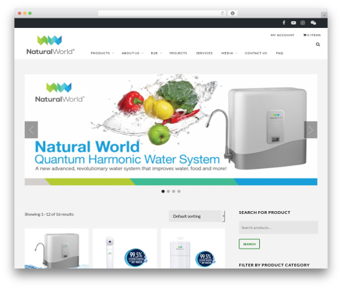 Edition WordPress theme - naturalworld.sg