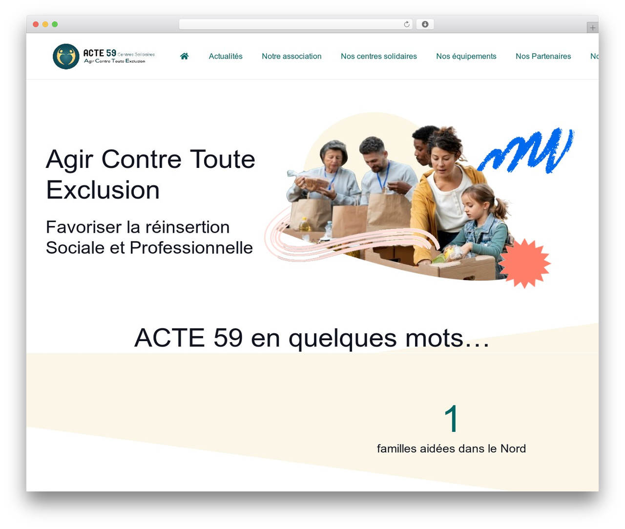Impreza WordPress theme - acte59.fr