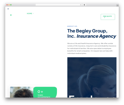 Insurs WordPress theme - begley-group.com