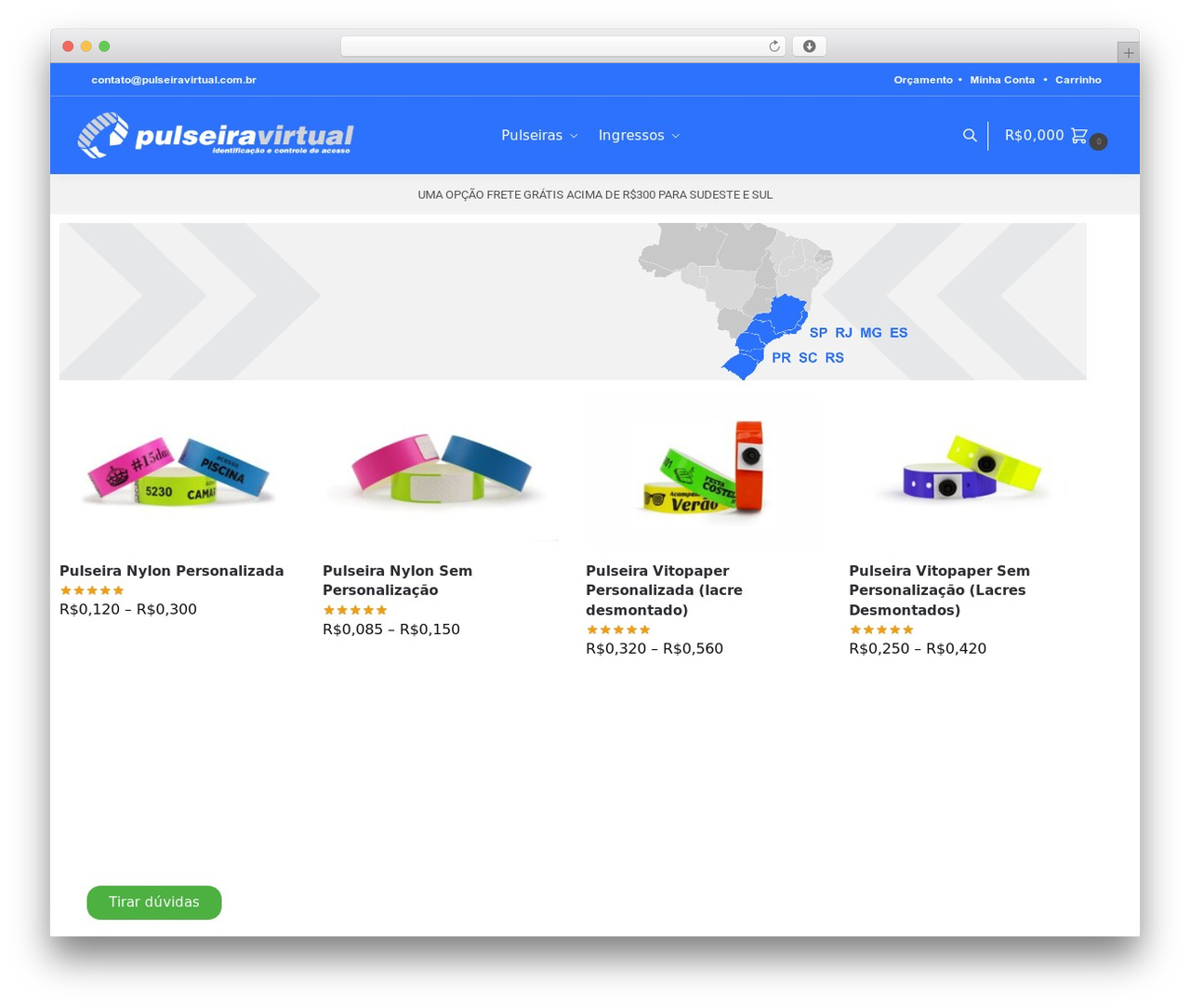 Shoptimizer WordPress store theme - pulseiravirtual.com.br