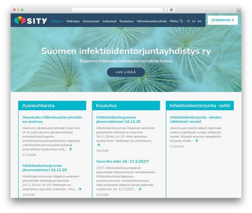 sity WordPress theme - infektioidentorjunta.fi