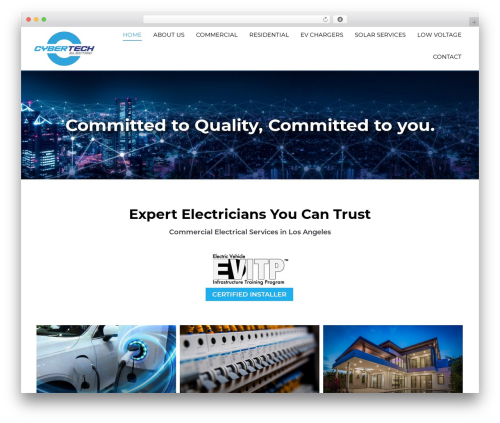 The7 Classic WordPress theme - cybertech-electric.com