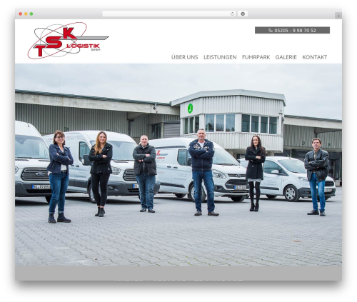 TSK premium WordPress theme - tsklogistik.eu