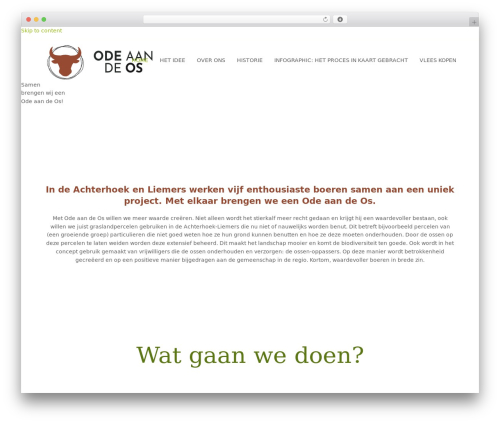 WordPress theme Total - odeaandeos.nl