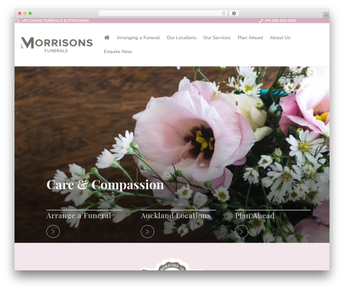 WP theme Beaver Builder Theme - morrisons.co.nz