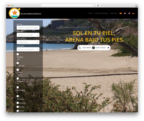 Mapsvg WordPress plugin - playas-valencia.com