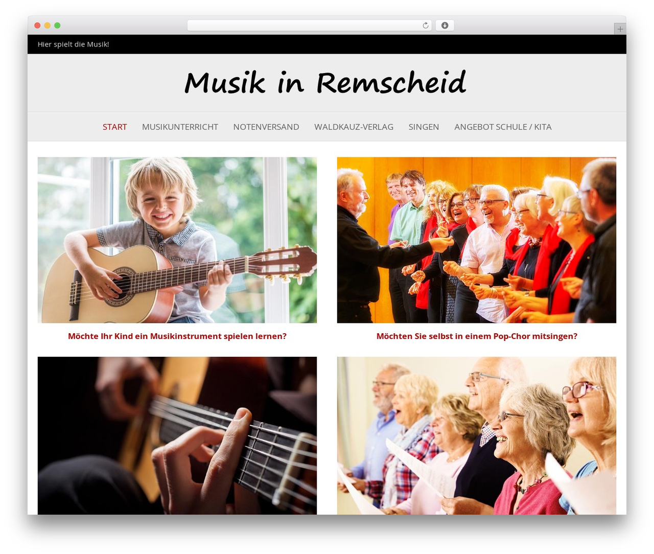 Amax theme WordPress - musik-in-remscheid.de